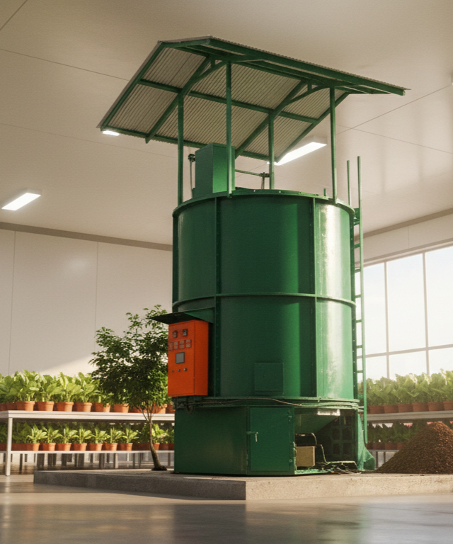 Vertical Rapid Composting System